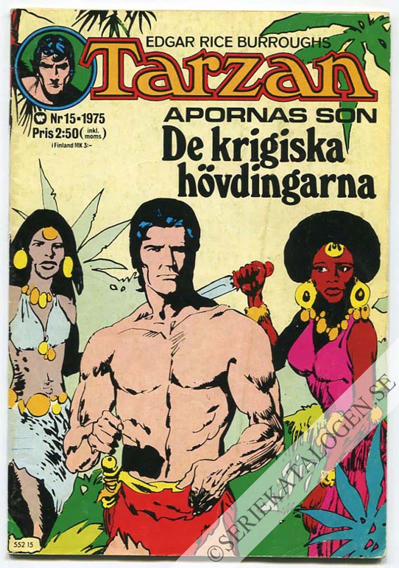 Framsida på Tarzan #15 (1975)