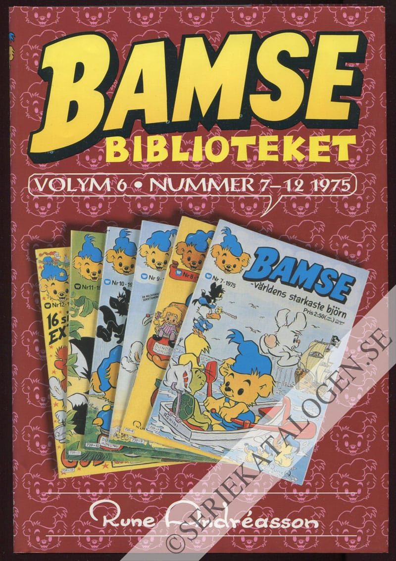 Framsida på Bamsebiblioteket #6 (2002)