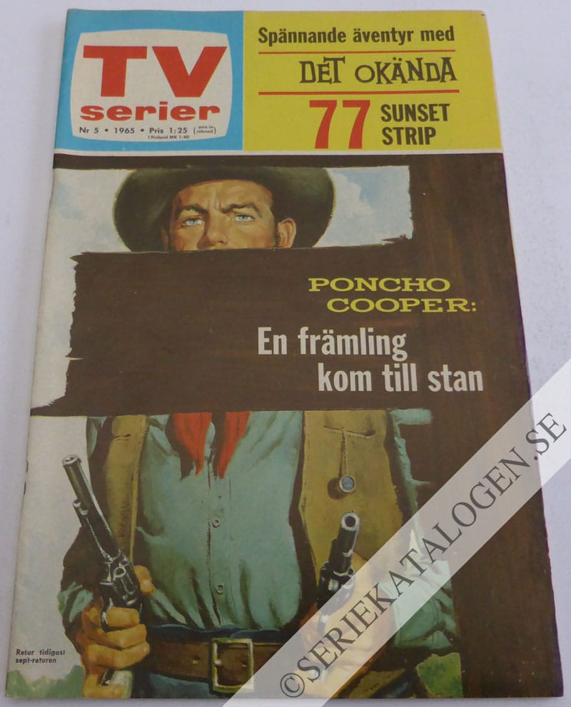 Framsida på TV-serier med Western och Hopalong #5 (1965)