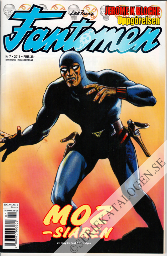 Framsida på Fantomen #7 (2011)