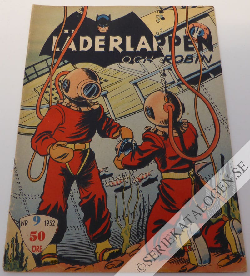 Framsida på Läderlappen och Robin #9 (1952)