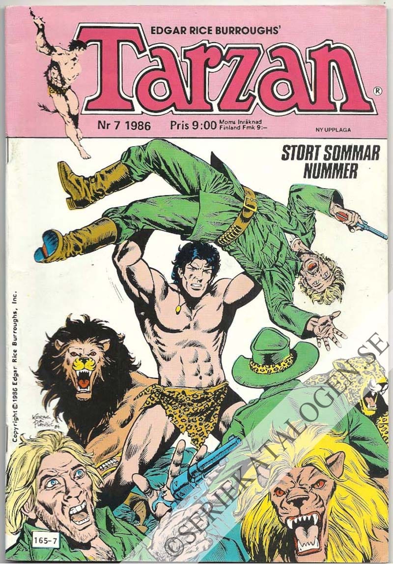 Framsida på Tarzan #7 (1986)
