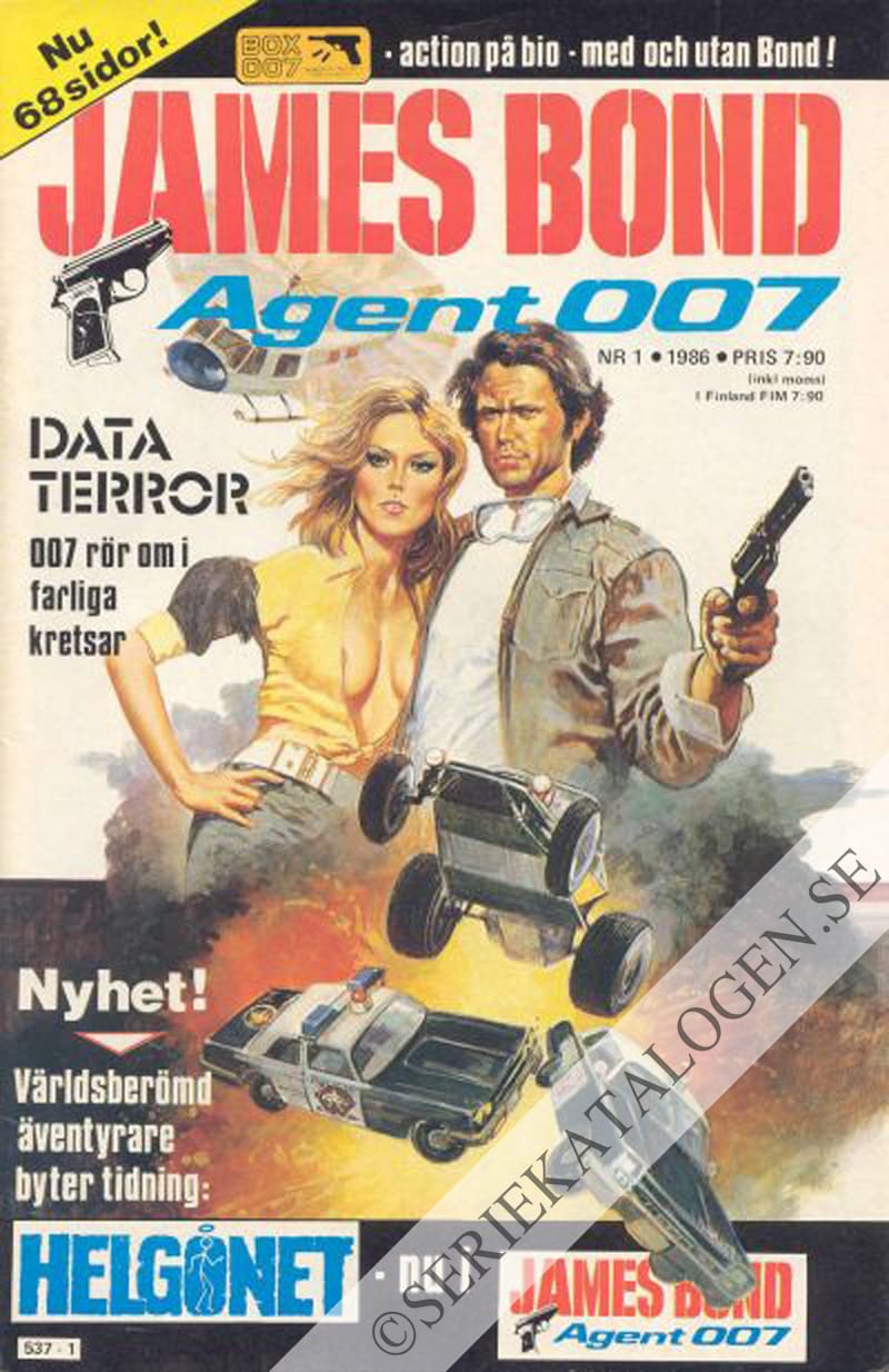 Framsida på James Bond agent 007 #1 (1986)