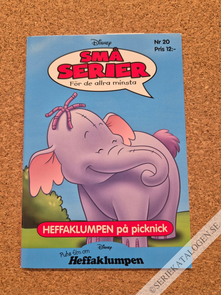 Framsida på Små serier #20 - HEFFAKLUMPEN på picknick (2005)