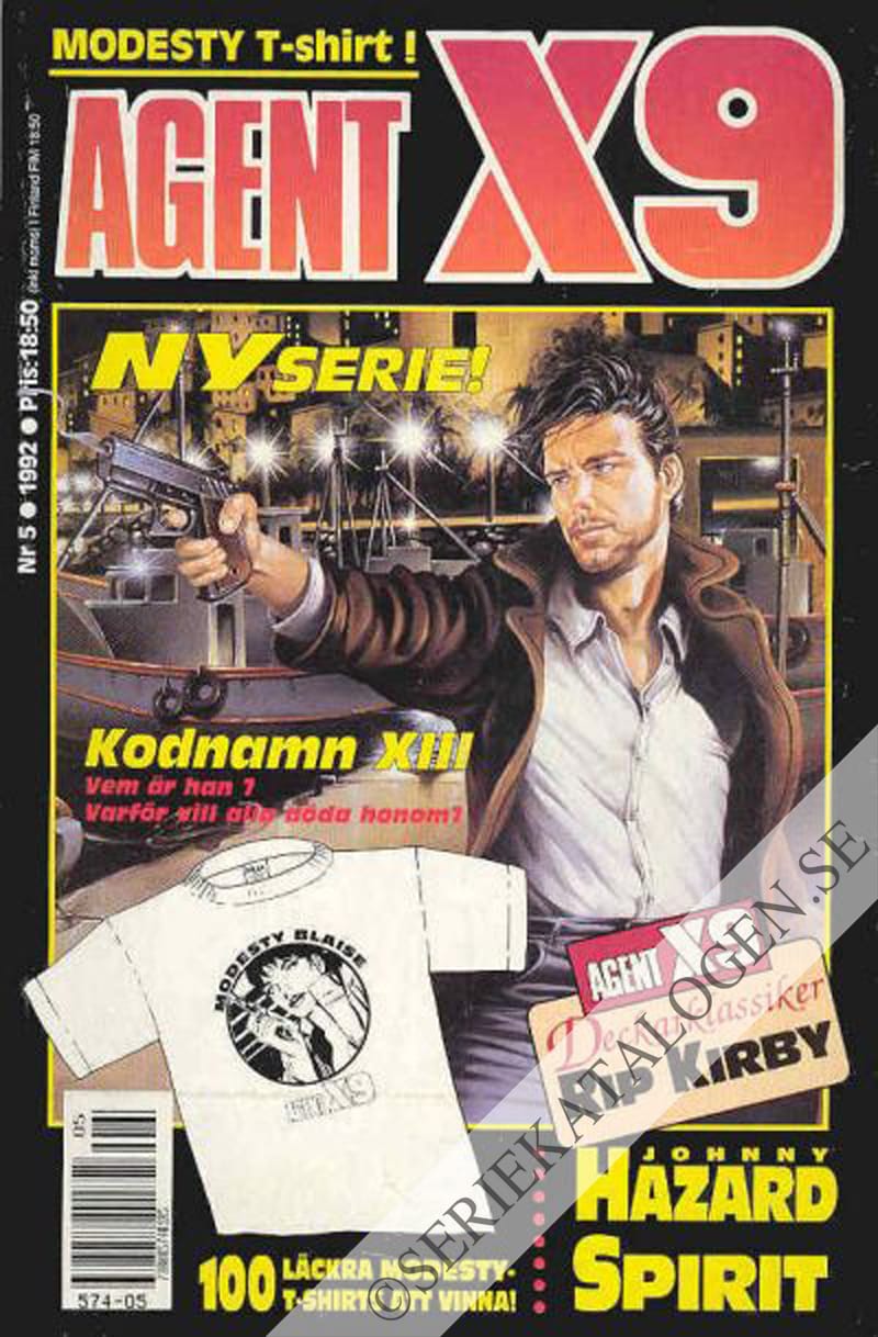 Framsida på Agent X9 #5 (1992)