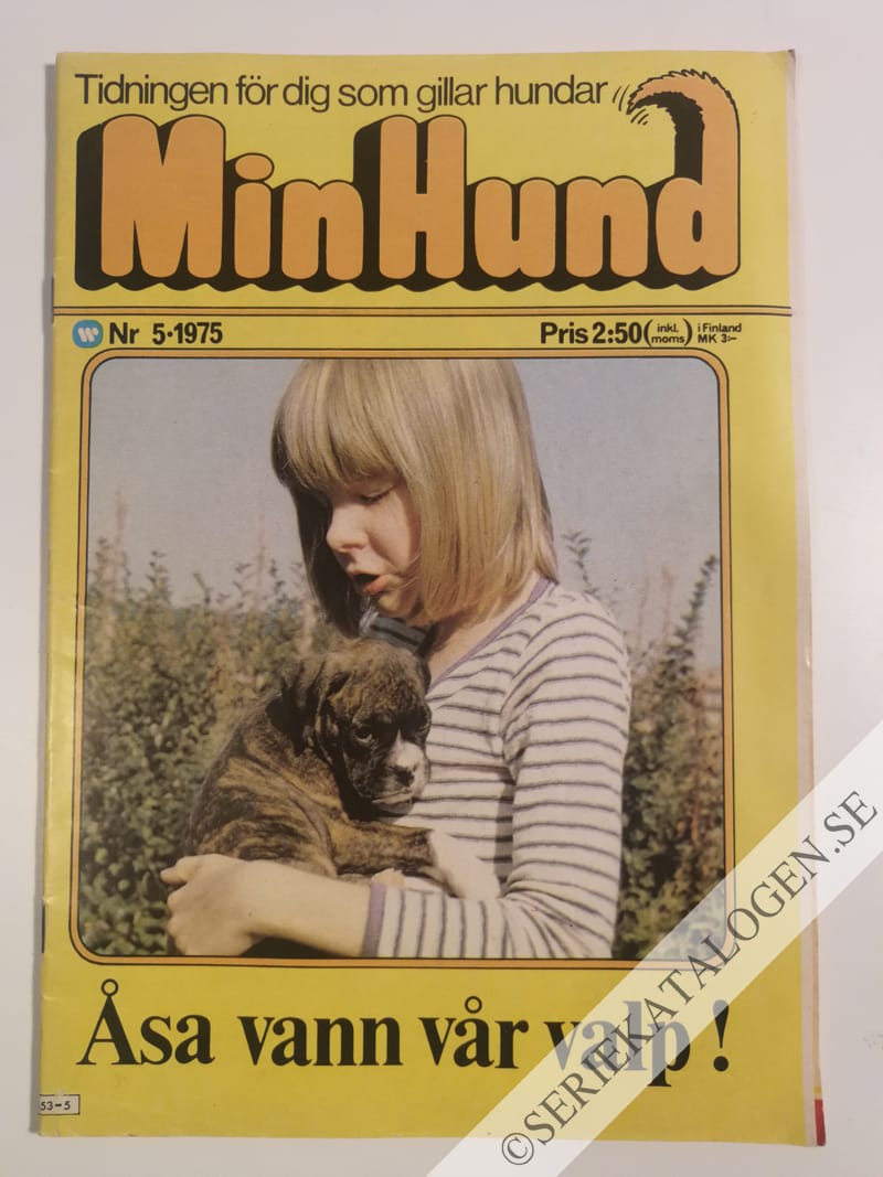 Framsida på Min hund #5 (1975)