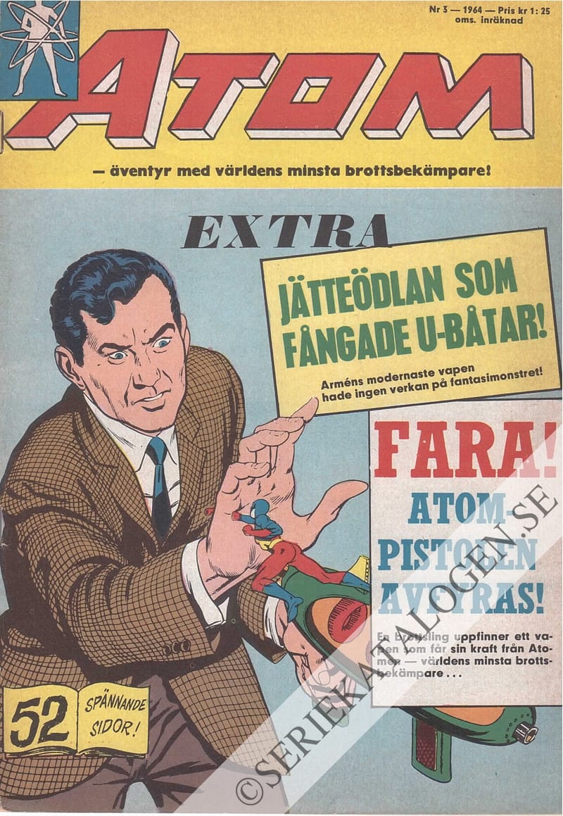 Framsida på Atom #3 (1964)