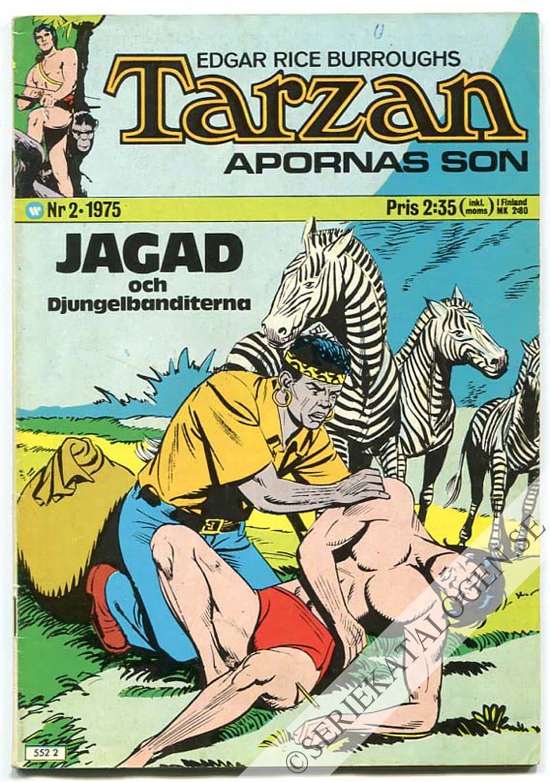 Framsida på Tarzan #2 (1975)