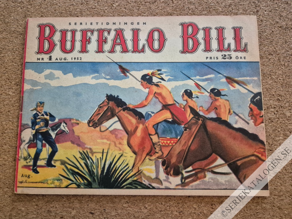 Framsida på Buffalo Bill #4 (1952)