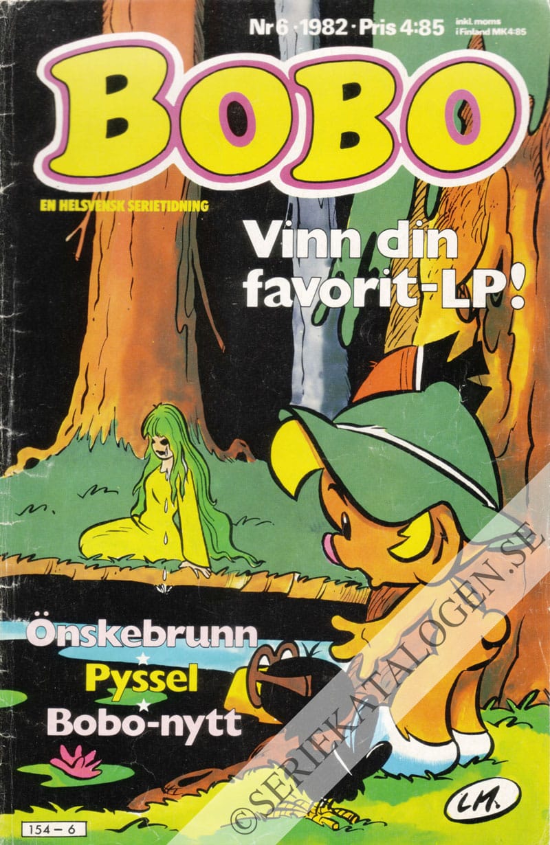 Framsida på Bobo #6 (1982)