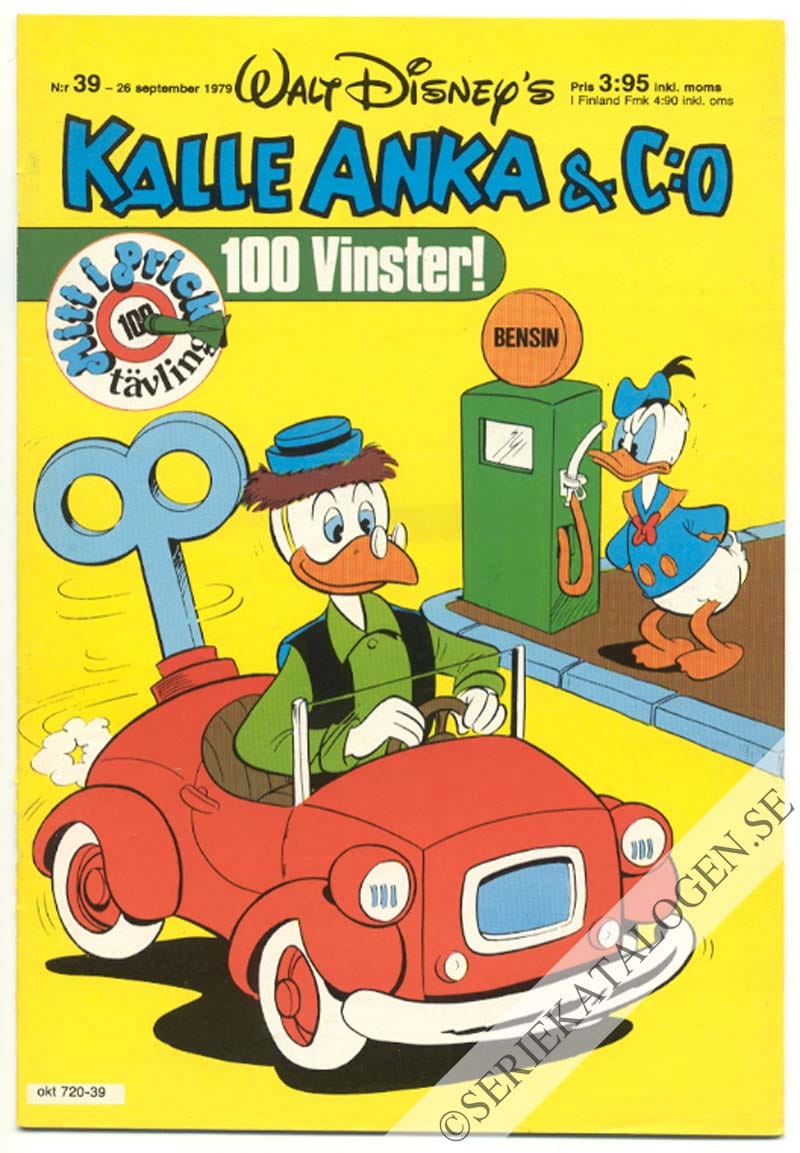 Framsida på Kalle Anka & C:o #39 (1979)