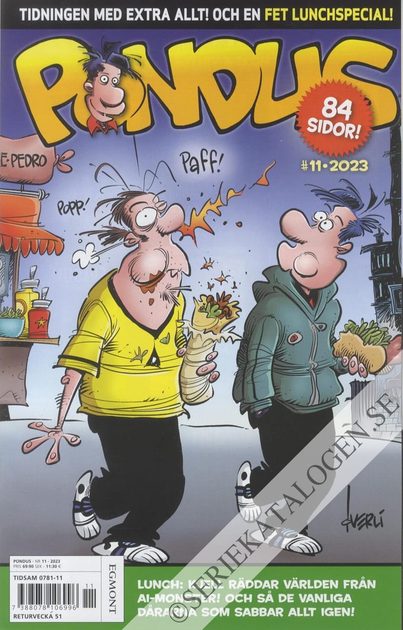 Framsida på Pondus #11 (2023)