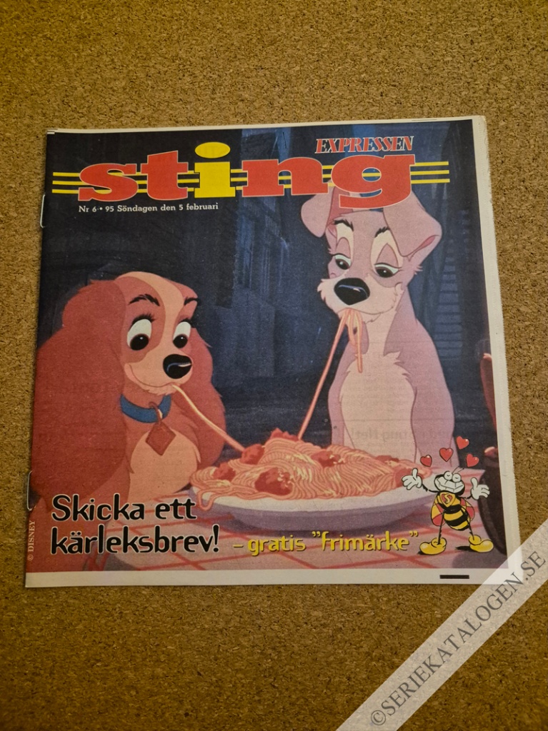 Framsida på Sting-Expressen #6 (1995)
