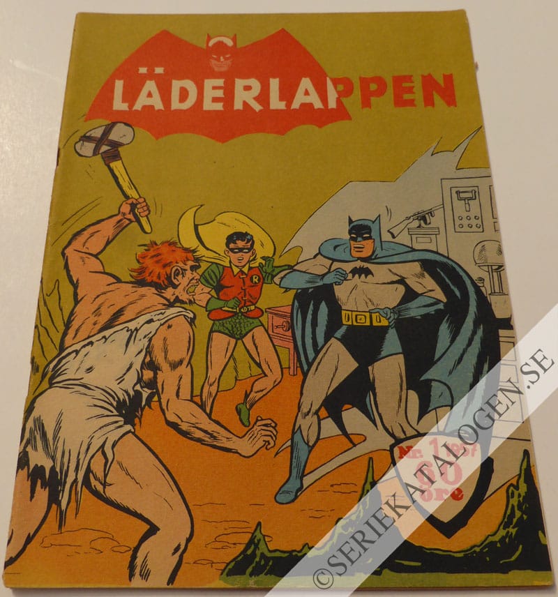 Framsida på Läderlappen och Robin #1 (1957)
