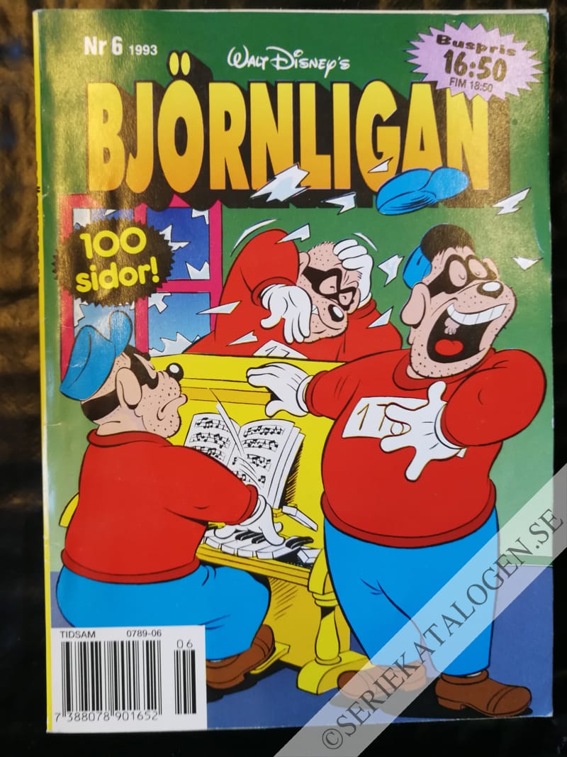 Framsida på Björnligan #6 (1993)