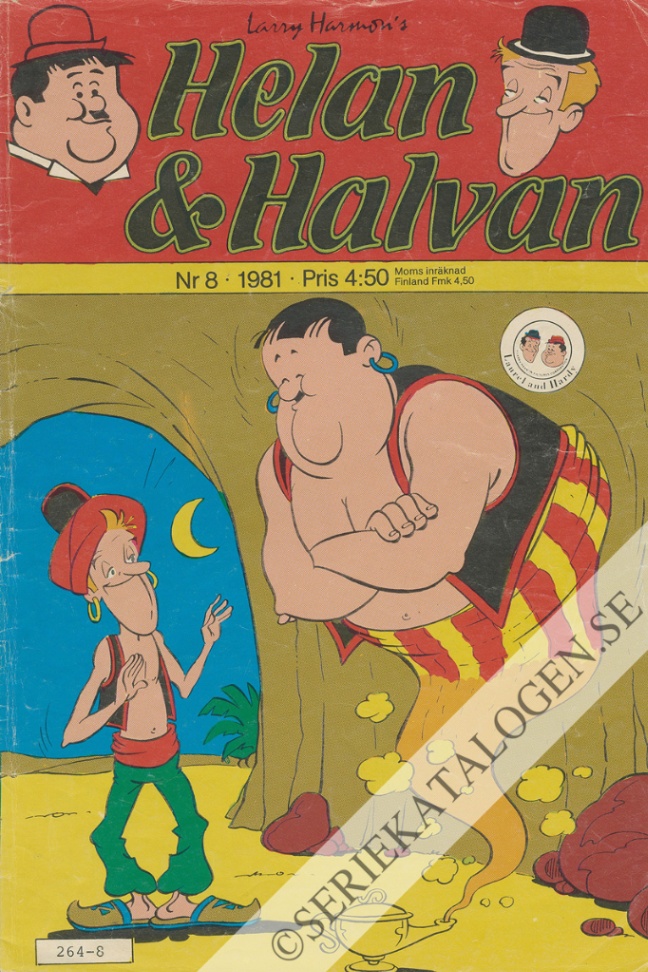 Framsida på Helan & Halvan #8 (1981)