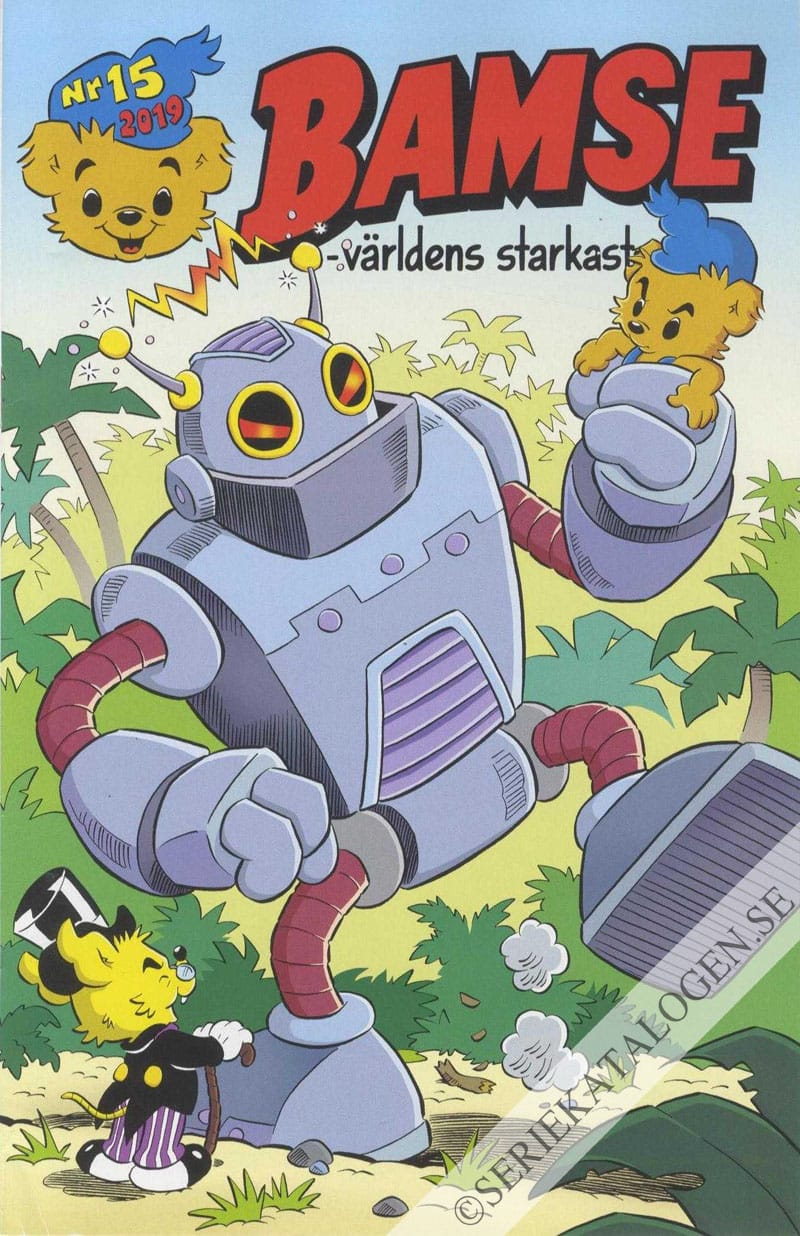 Framsida på Bamse #15 (2019)
