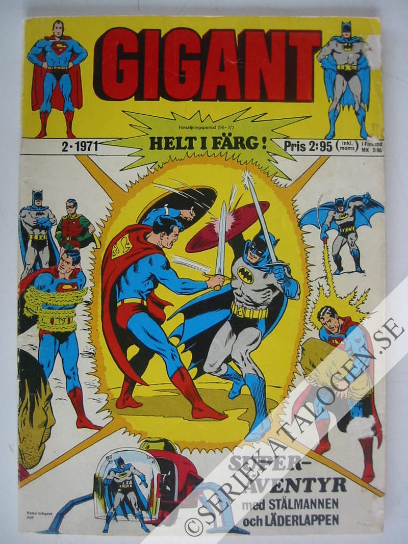 Framsida på Gigant #2 (1971)