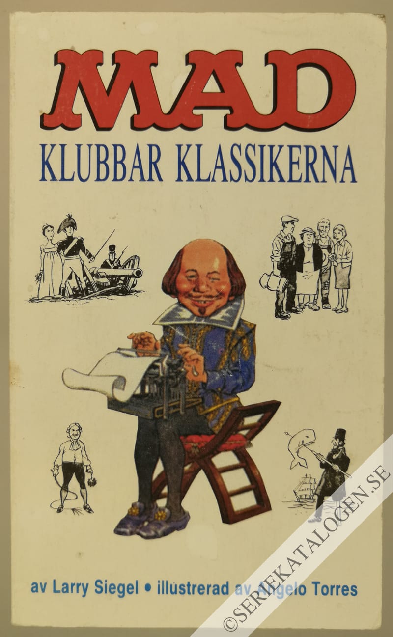 Framsida på MAD-pocket #73 - MAD klubbar klassikerna (1982)