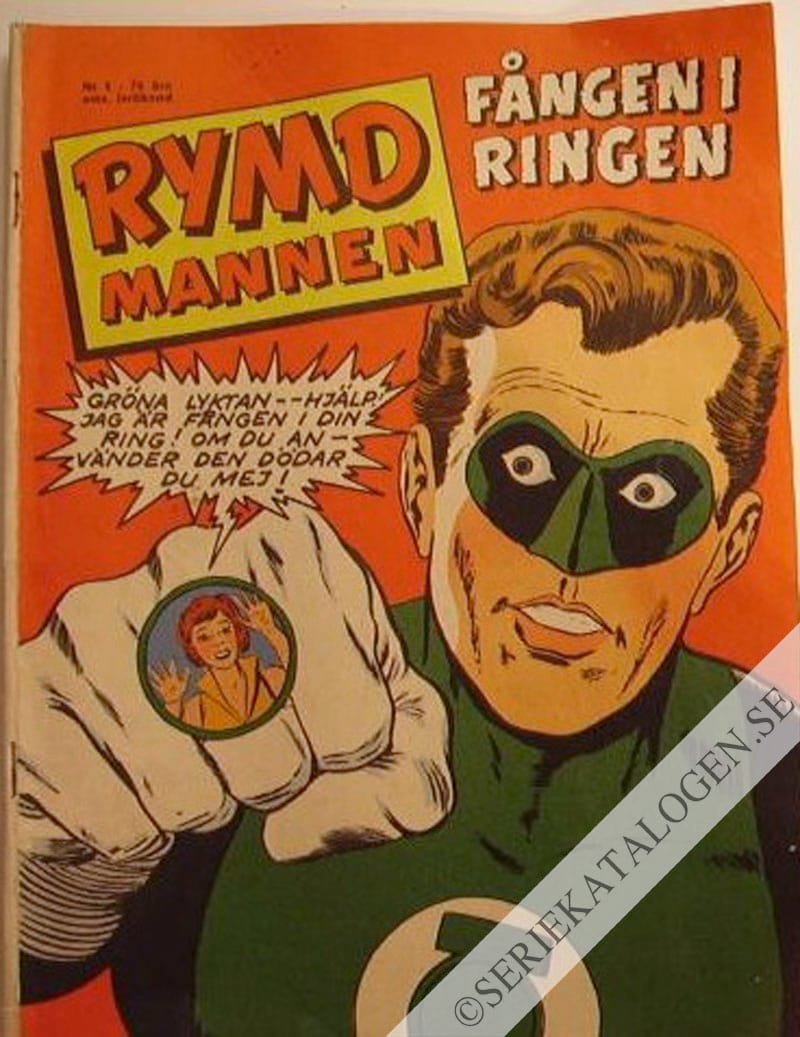 Framsida på Rymdmannen #3 (1962)