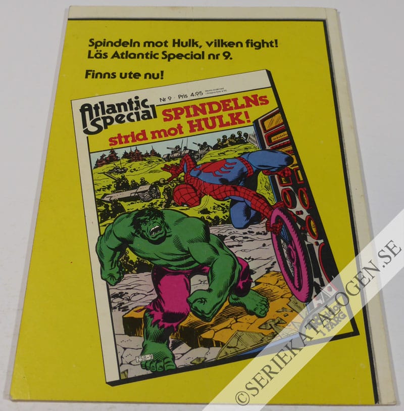 Baksida på Fantastiska Fyran - Flamman behöver hjälp! (1979)