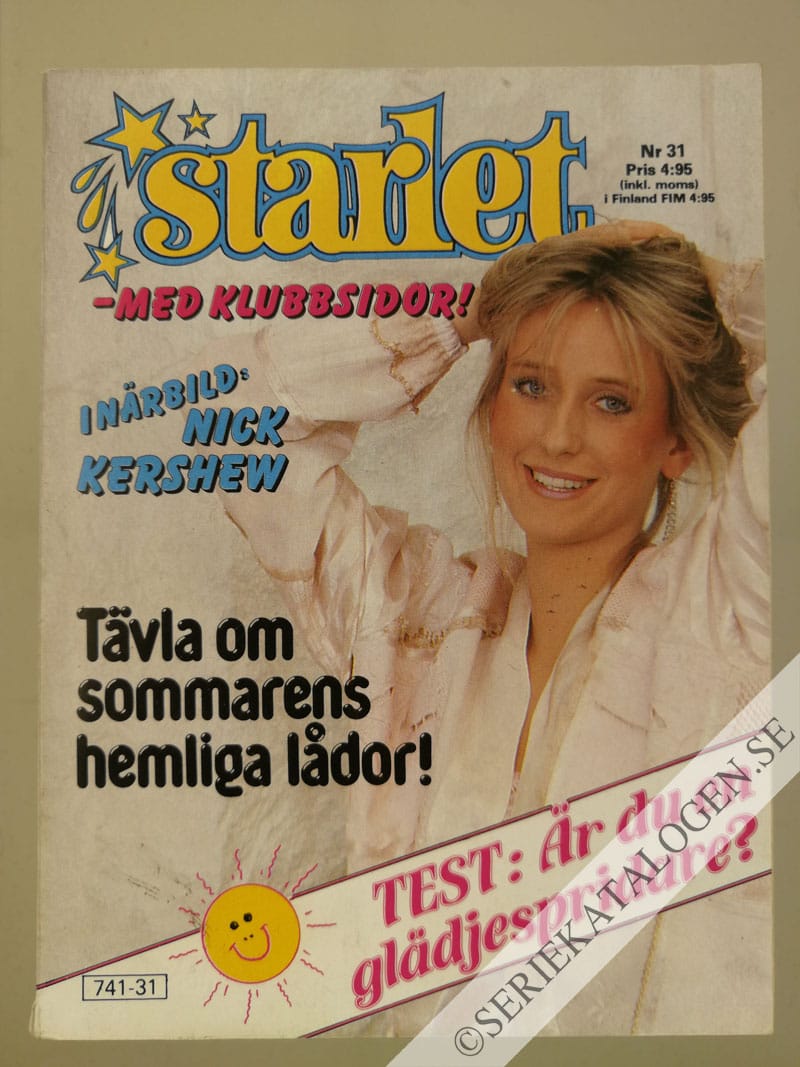 Framsida på Starlet #31 (1984)