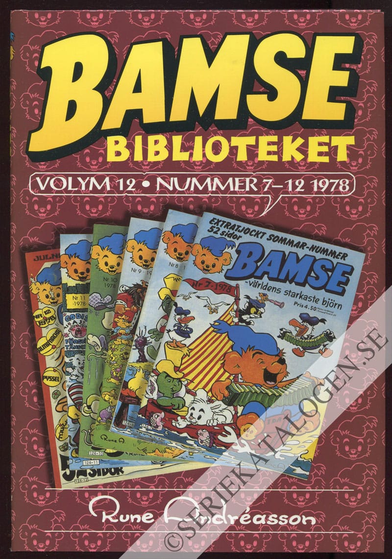 Framsida på Bamsebiblioteket #12 (2004)