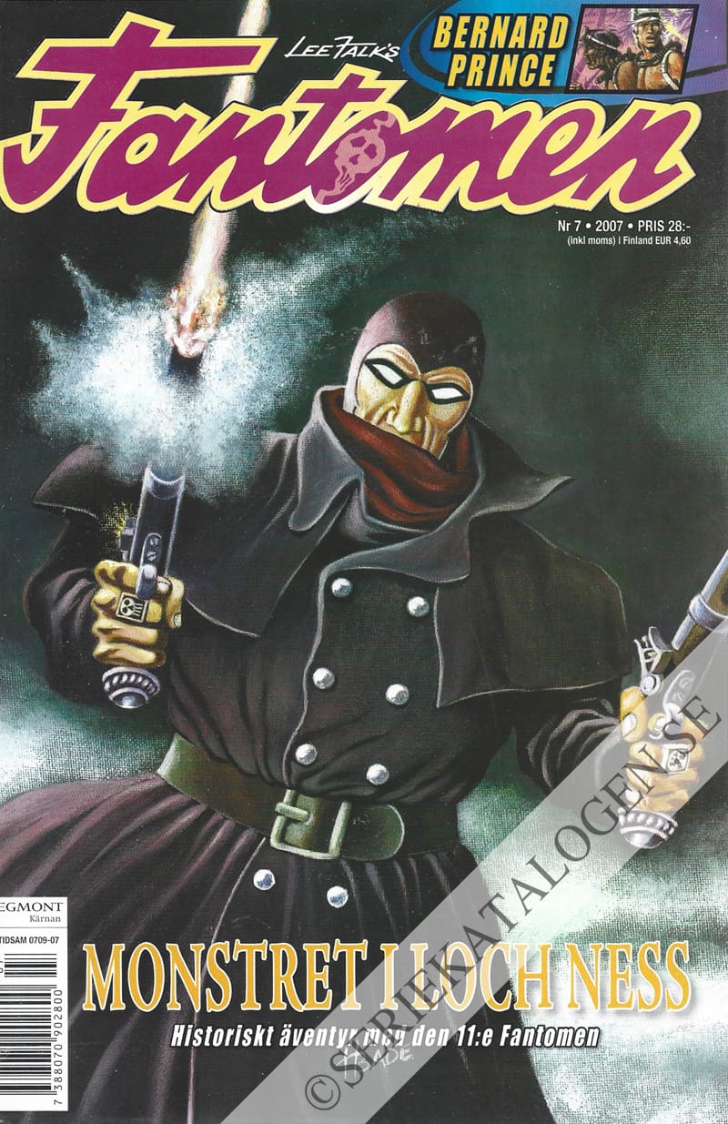 Framsida på Fantomen #7 (2007)