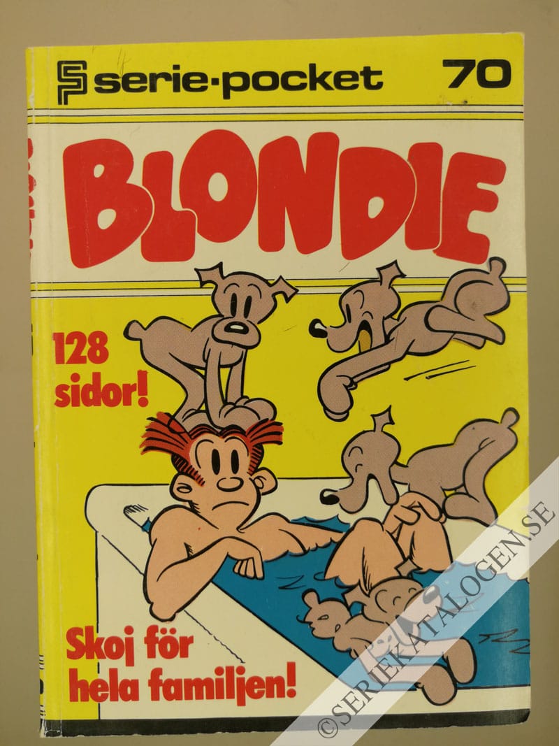 Framsida på Seriepocket #70 - Blondie (1978)
