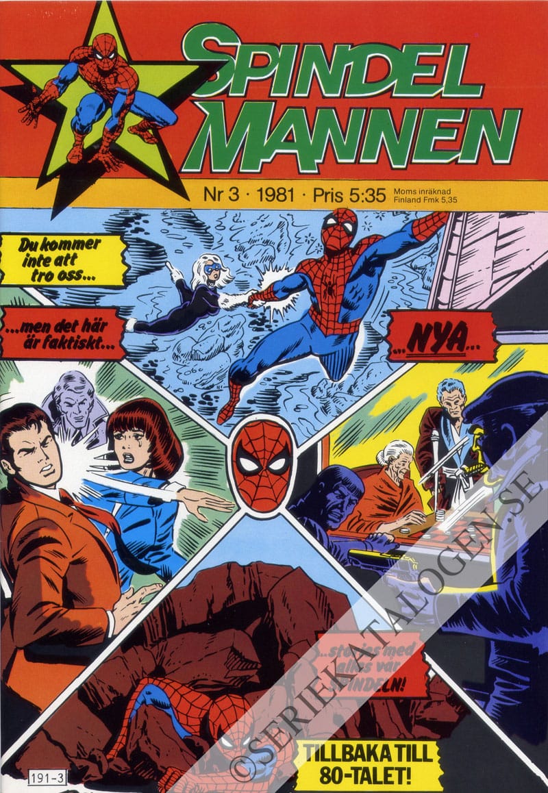 Framsida på Spindelmannen #3 (1981)