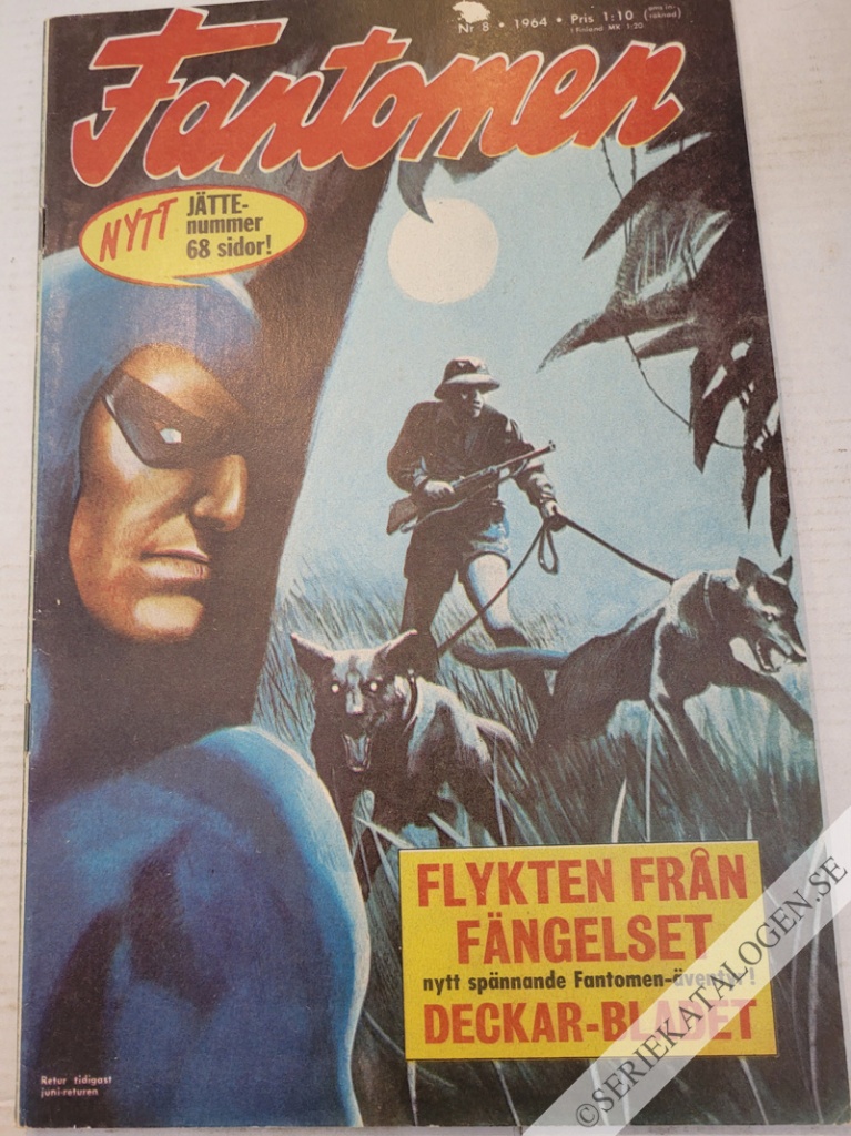 Framsida på Fantomen #8 (1964)