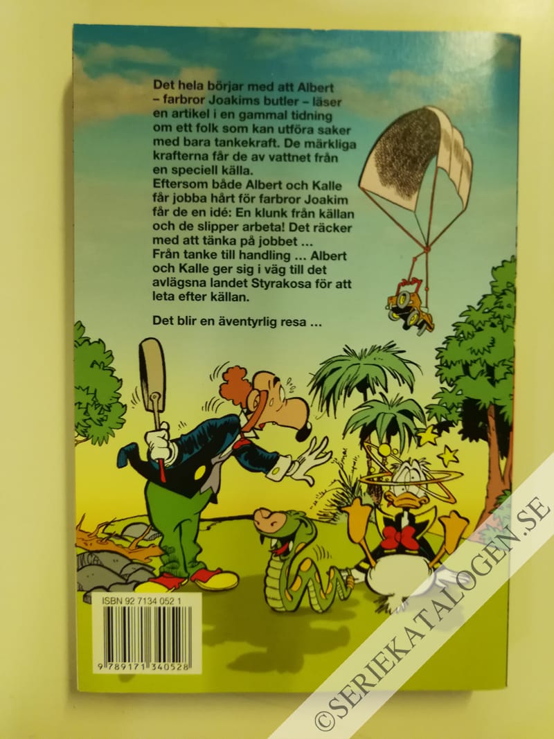 Baksida på Jakten på den magiska källan (2005)