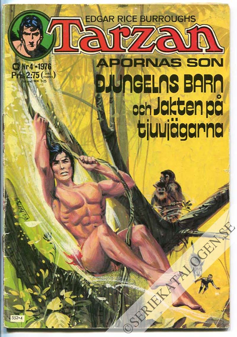 Framsida på Tarzan #4 (1976)