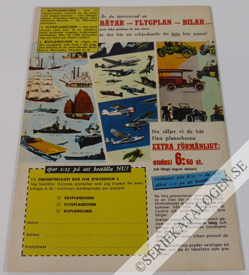 Baksida på Här kommer Demonen - mannen utan fruktan! (1966)