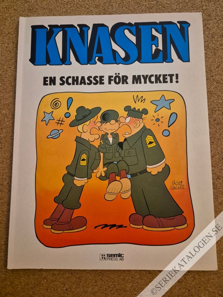 Framsida på Knasen En schasse för mycket! (1983)