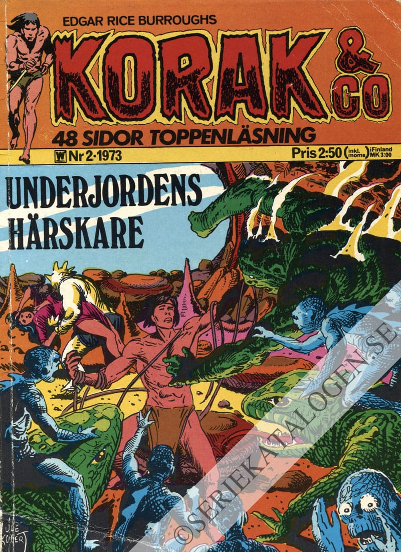 Framsida på Korak & C:o Underjordens härskare (1973)
