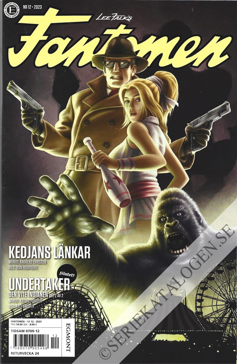 Framsida på Fantomen #12 (2023)