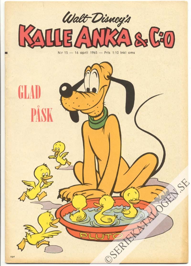 Framsida på Kalle Anka & C:o #15 (1965)