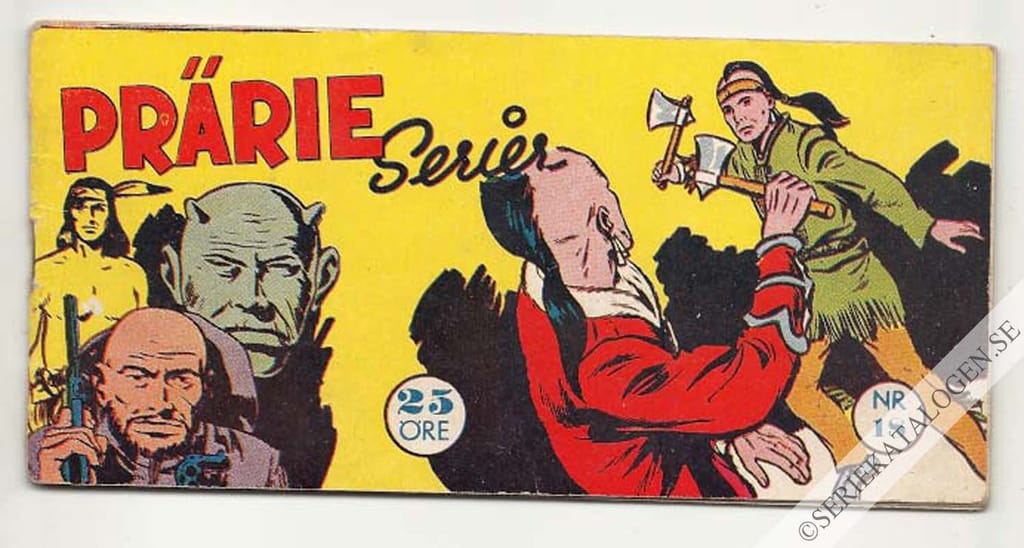 Framsida på Prärie-serier #18 (1956)