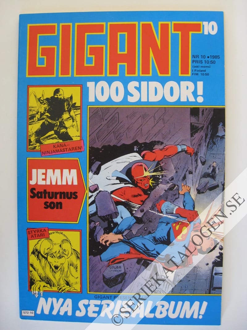 Framsida på Gigant #10 (1985)
