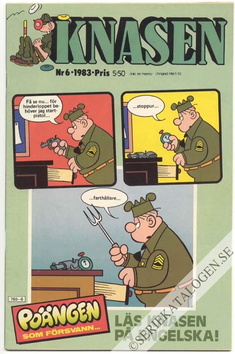 Framsida på Knasen #6 (1983)