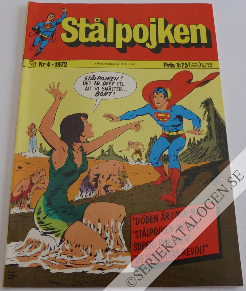 Framsida på Stålpojken #4 (1972)