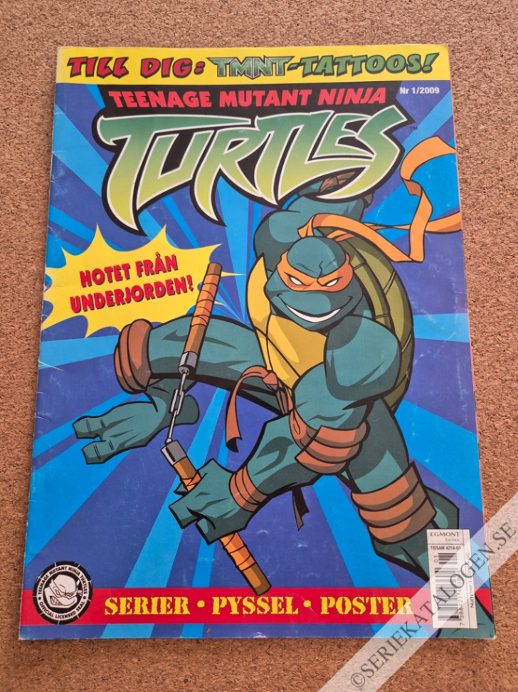 Framsida på Teenage mutant ninja turtles #1 (2009)