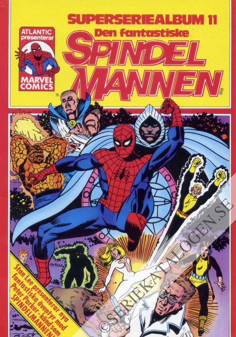 Framsida på Den fantastiske Spindelmannen Superseriealbum11 (1983)