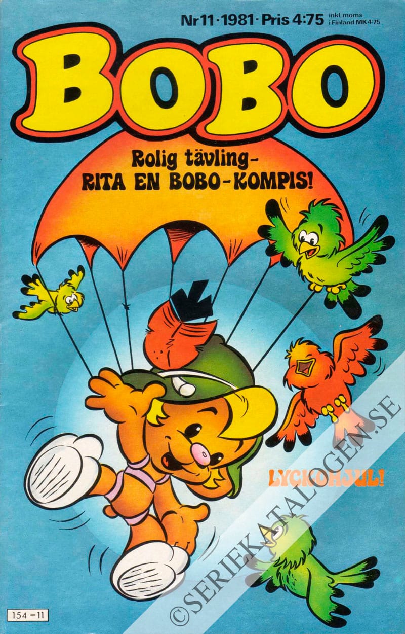 Framsida på Bobo #11 (1981)