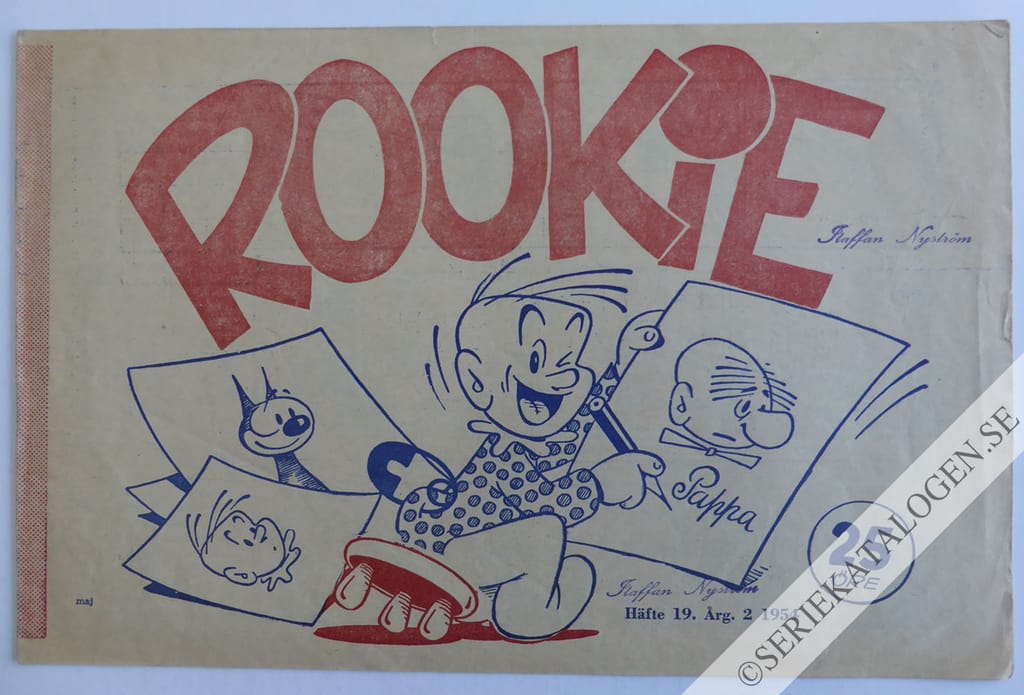 Framsida på Rookie #19 (1954)