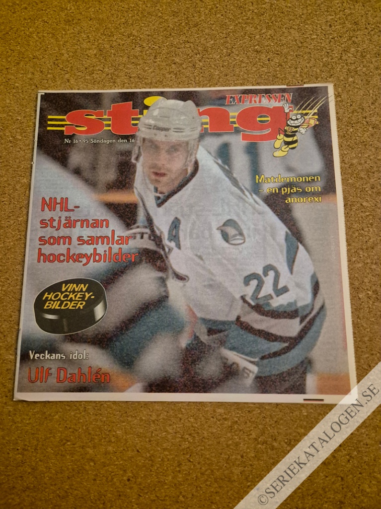 Framsida på Sting-Expressen #16 (1995)