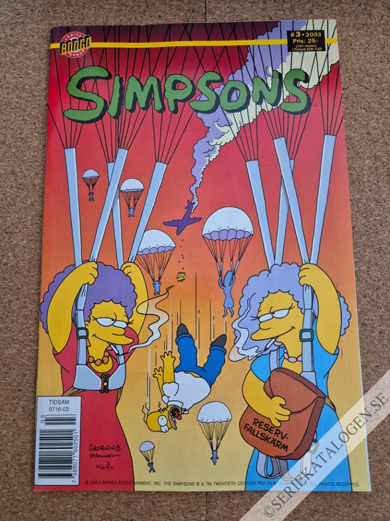 Framsida på Simpsons #3 (2003)