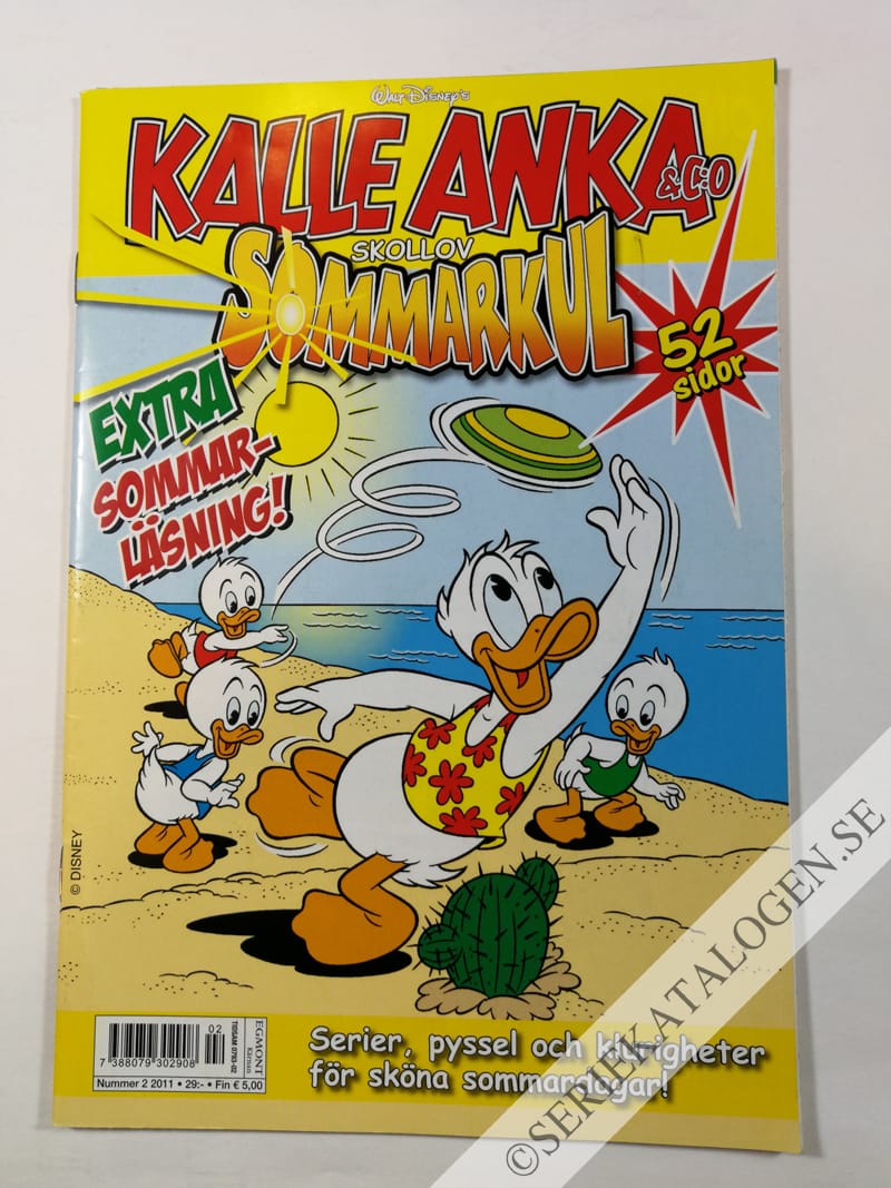 Framsida på Kalle Anka & C:o - Skollov Sommarkul (2011)