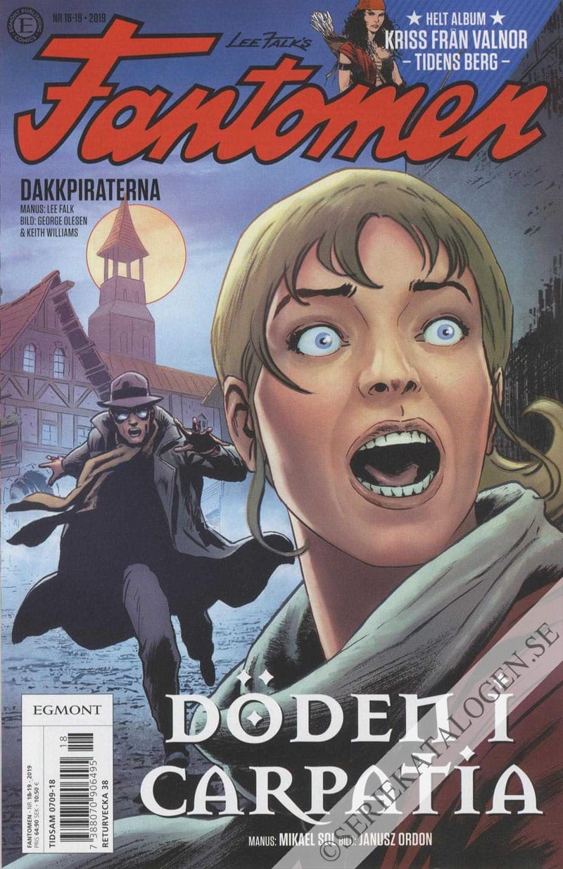 Framsida på Fantomen #18-19 (2019)